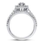 14K 1.50CT DIAMOND BRIDAL RING - Johnny Dang & Co