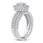 14K 1.50CT DIAMOND BRIDAL RING - Johnny Dang & Co