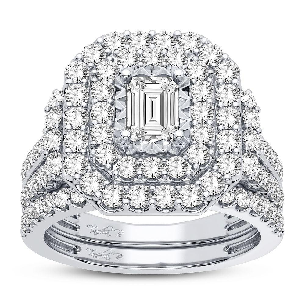 14K 2.00CT DIAMOND BRIDAL RING - Johnny Dang & Co