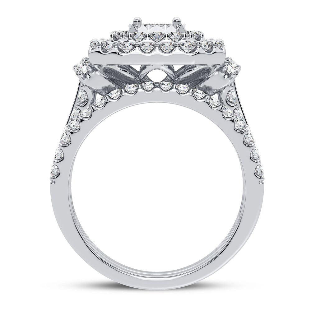 14K 2.00CT DIAMOND BRIDAL RING - Johnny Dang & Co