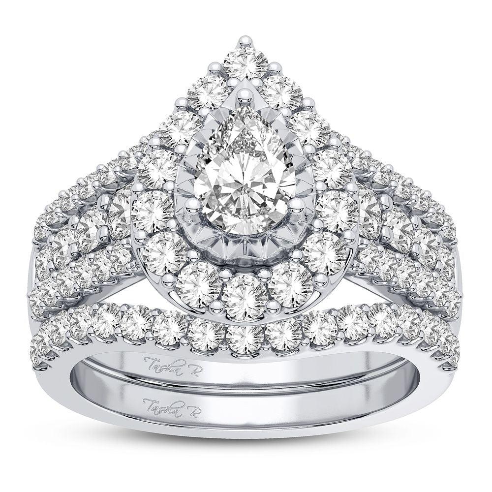 14K 2.00CT DIAMOND BRIDAL RING - Johnny Dang & Co
