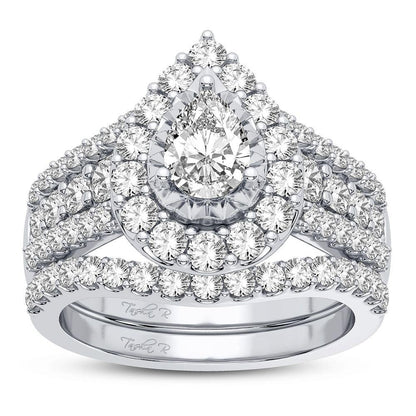 14K 2.00CT DIAMOND BRIDAL RING - Johnny Dang & Co