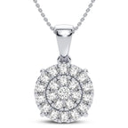 10K 1.00CT DIAMOND PENDANT - Johnny Dang & Co