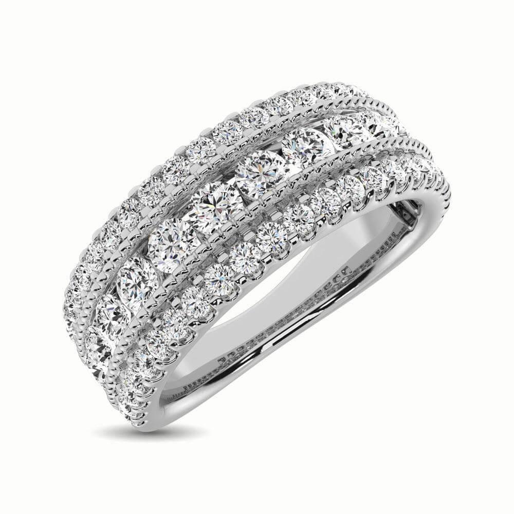 JDTK- 61551W- 1.35 Ct.Tw. 14k Gold Diamond Anniversary Ring - Johnny Dang & Co