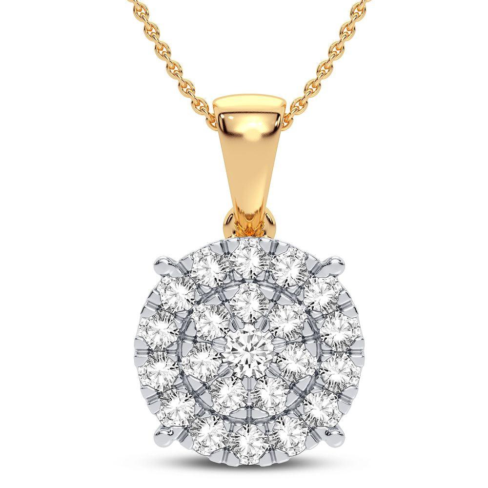 10K 0.75CT DAIMOND PENDANT - Johnny Dang & Co