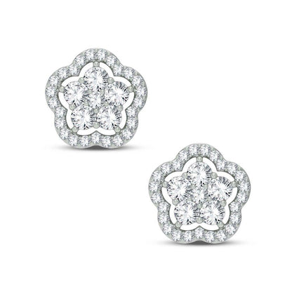 14K 1.50ct Diamond Earring - Johnny Dang & Co