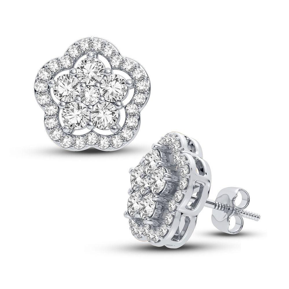 14K 1.00CT DIAMOND EARRING - Johnny Dang & Co