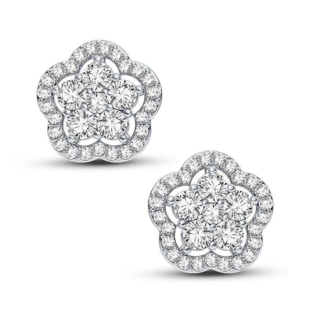 14K 1.00CT DIAMOND EARRING - Johnny Dang & Co