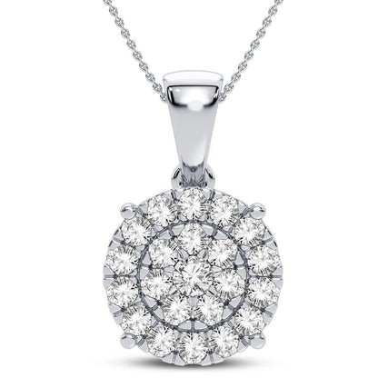 14K 2.00CT DIAMOND PENDANT - Johnny Dang & Co
