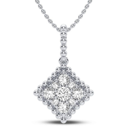 14K 0.40CT DIAMOND PENDANT - Johnny Dang & Co