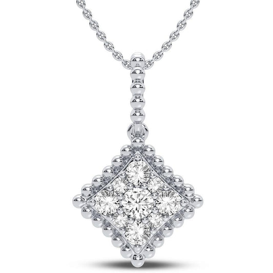 14K 0.40CT DIAMOND PENDANT - Johnny Dang & Co