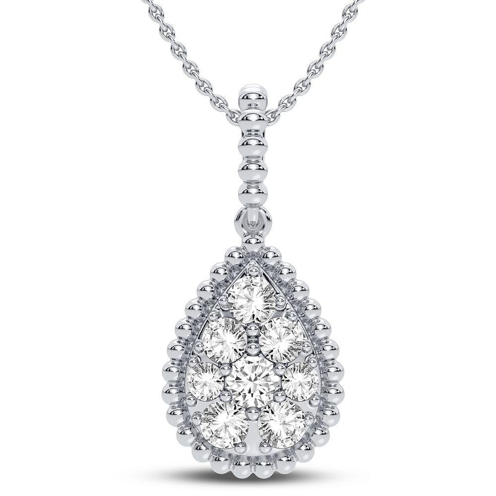 14K 0.40CT DIAMOND PENDANT - Johnny Dang & Co