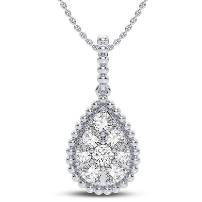 14K 0.40CT DIAMOND PENDANT - Johnny Dang & Co