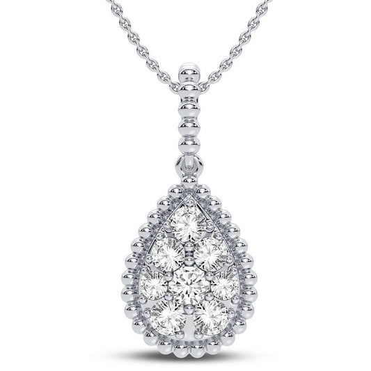 14K 0.40CT DIAMOND PENDANT - Johnny Dang & Co