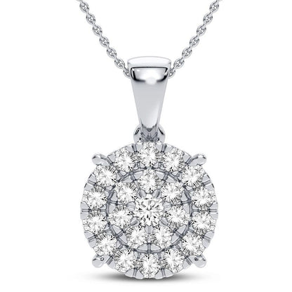 10K 0.75CT DAIMOND PENDANT - Johnny Dang & Co