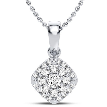10K 0.40CT DIAMOND PENDANT - Johnny Dang & Co