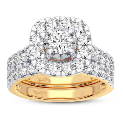 10K 2.00CT DIAMOND BRIDAL RING - Johnny Dang & Co