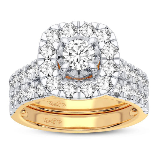 10K 2.00CT DIAMOND BRIDAL RING - Johnny Dang & Co