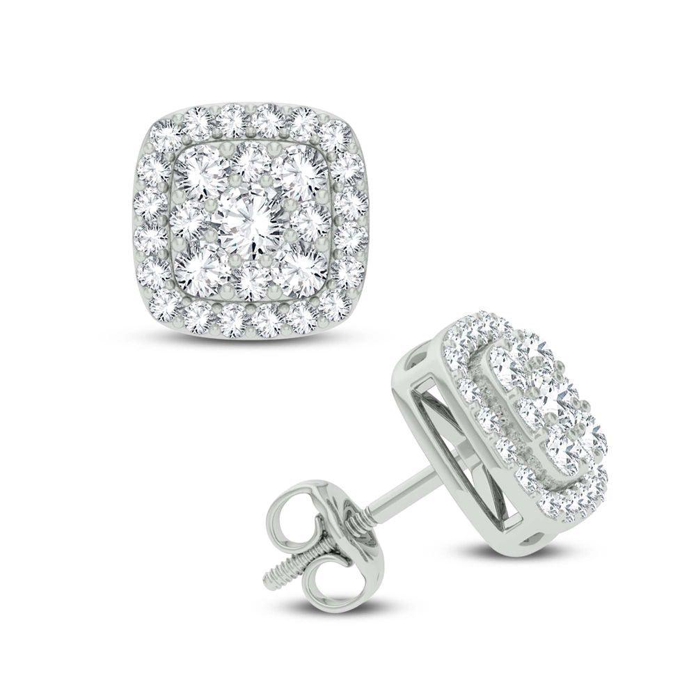 14K 1.25ct Diamond Earring - Johnny Dang & Co