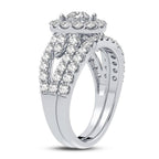 10K 1.75CT DIAMOND BRIDAL RING - Johnny Dang & Co