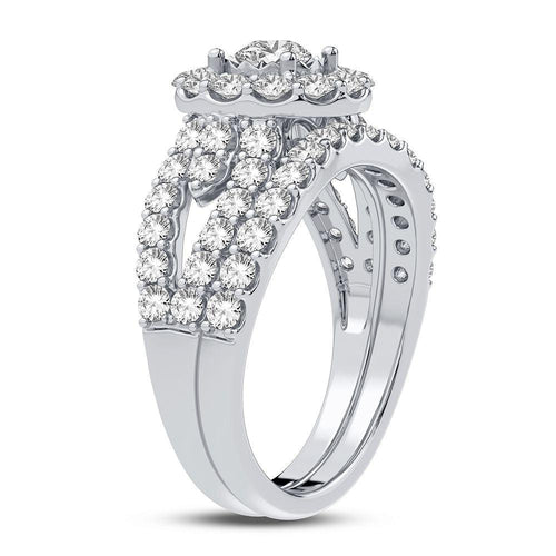 10K 1.75CT DIAMOND BRIDAL RING - Johnny Dang & Co