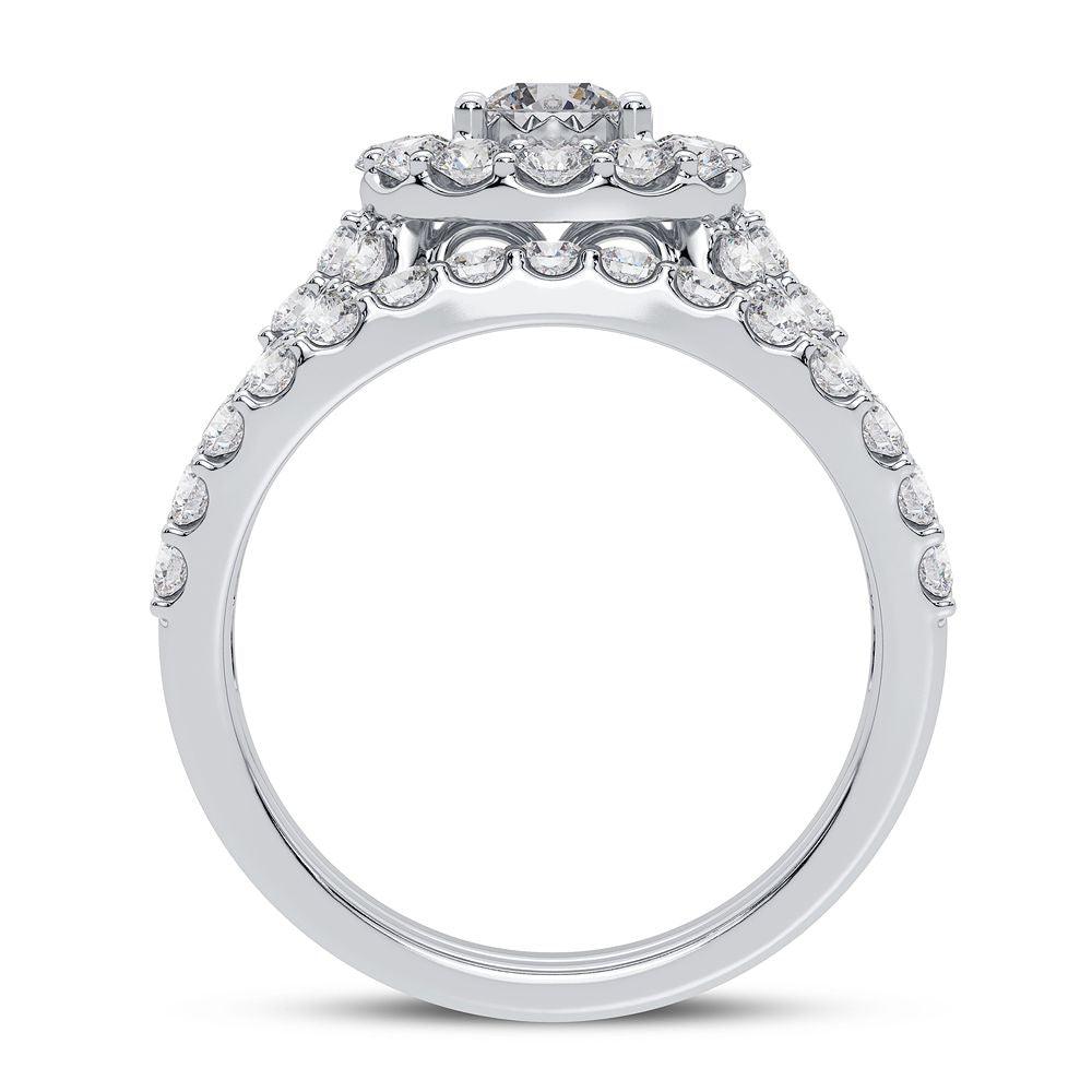 10K 1.75CT DIAMOND BRIDAL RING - Johnny Dang & Co