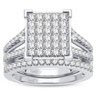 10K 1.00CT DIAMOND BRIDAL RING - Johnny Dang & Co
