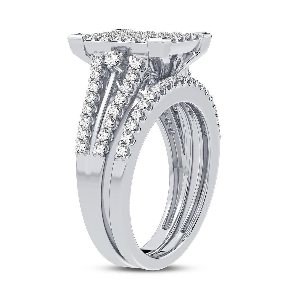 10K 1.00CT DIAMOND BRIDAL RING - Johnny Dang & Co