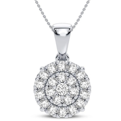 14K 1.50 CT DIAMOND PENDANT - Johnny Dang & Co