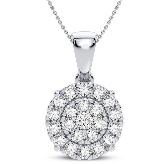 14K 1.50 CT DIAMOND PENDANT - Johnny Dang & Co