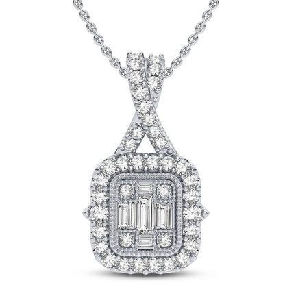 14K 0.33CT DIAMOND PENDANT - Johnny Dang & Co