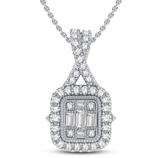 14K 0.33CT DIAMOND PENDANT - Johnny Dang & Co