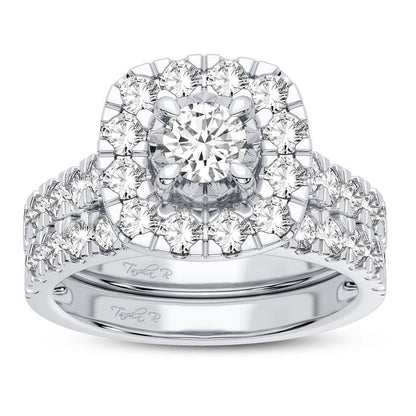 10K 2.00CT DIAMOND BRIDAL RING - Johnny Dang & Co
