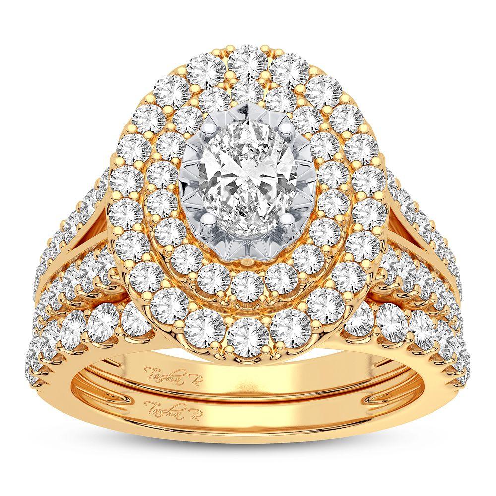 14K 2.00CT DIAMOND BRIDAL RING - Johnny Dang & Co
