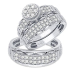 14K 1.00CT DIAMOND TRIO SET - Johnny Dang & Co