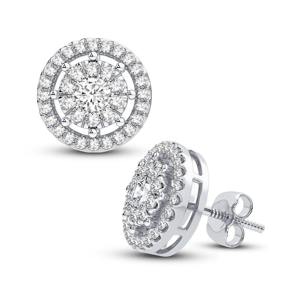 14K 1.00CT DIAMOND EARRING - Johnny Dang & Co