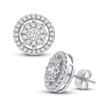14K 1.00CT DIAMOND EARRING - Johnny Dang & Co