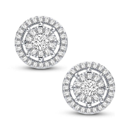 14K 1.00CT DIAMOND EARRING - Johnny Dang & Co