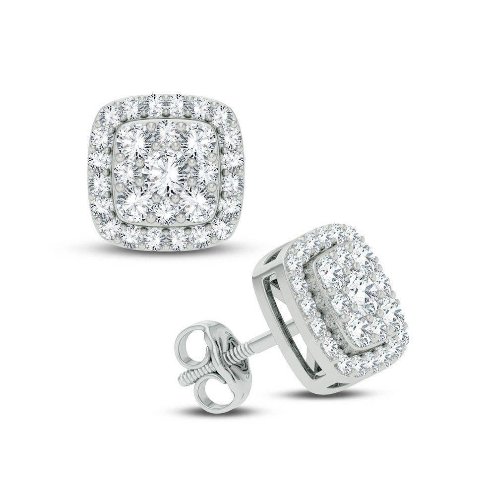 14K 1.00CT DIAMOND EARRING - Johnny Dang & Co