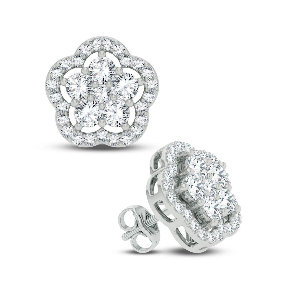 14K 2.00CT DIAMOND EARRING - Johnny Dang & Co