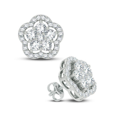 14K 2.00CT DIAMOND EARRING - Johnny Dang & Co