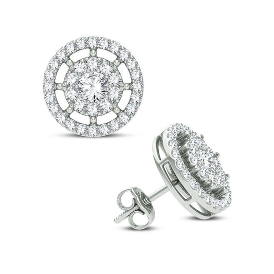 14K 1.50ct Diamond Earring - Johnny Dang & Co