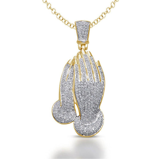 10K 0.96-1.02CT D-PRAYING HAND - Johnny Dang & Co