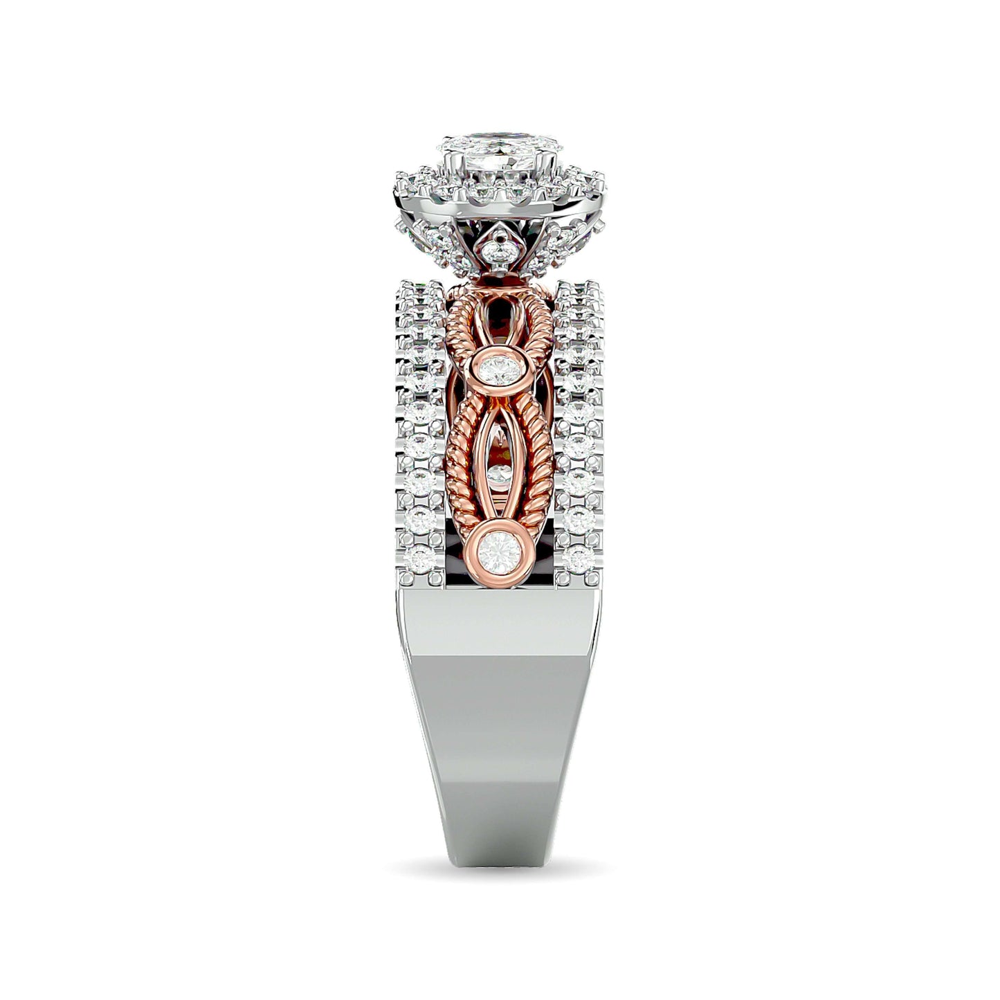 JDTK-62805WP- 14K 1.75 Ct.Tw. Diamond Engagement/Bridal Ring - Johnny Dang & Co