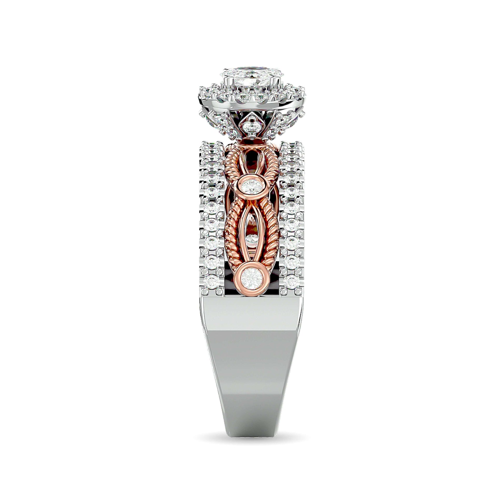 JDTK-62805WP- 14K 1.75 Ct.Tw. Diamond Engagement/Bridal Ring - Johnny Dang & Co