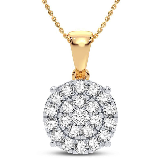 10K 1.00CT DIAMOND PENDANT - Johnny Dang & Co