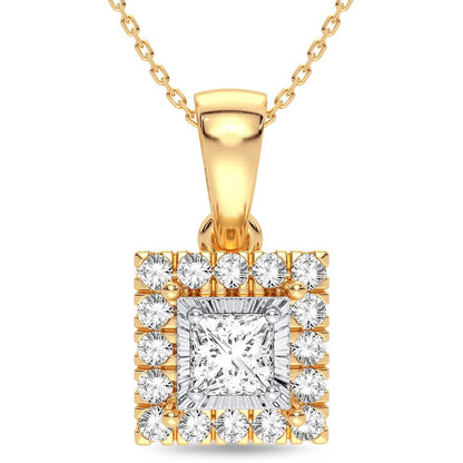 14K 0.25CT Diamond Pendant - Johnny Dang & Co