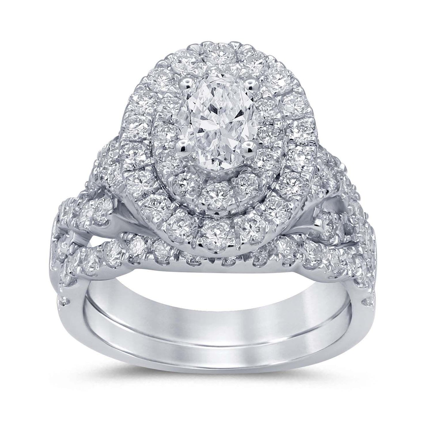 14K 3.00ct Bridal Ring - Johnny Dang & Co