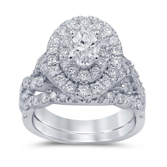 14K 3.00ct Bridal Ring - Johnny Dang & Co