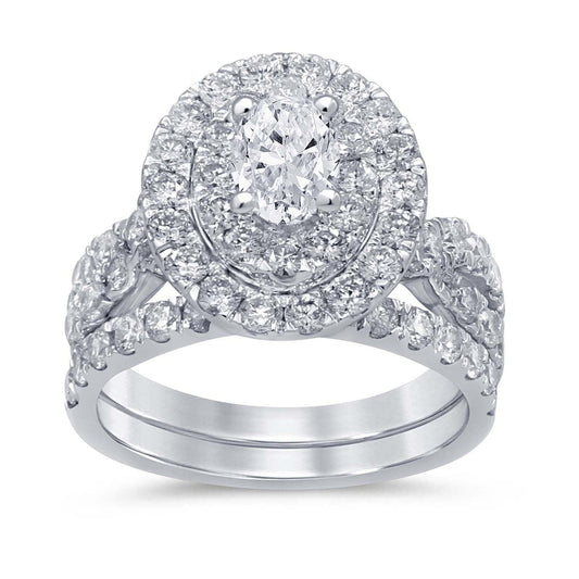 14K 3.00ct Bridal Ring - Johnny Dang & Co